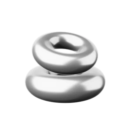 Torus Abstract Shape  3D Icon