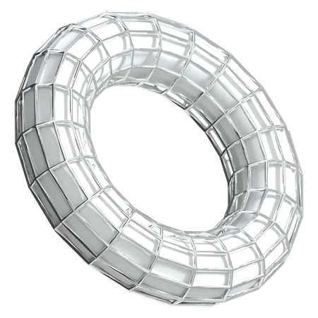 Torus Abstract Shape  3D Icon