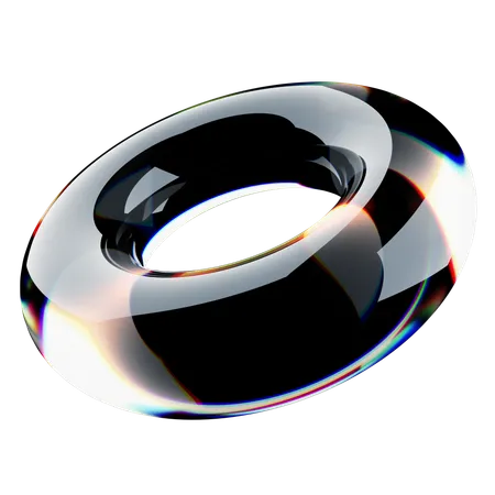 Torus Abstract Shape  3D Icon