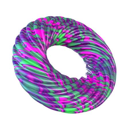 Torus Abstract Shape  3D Icon