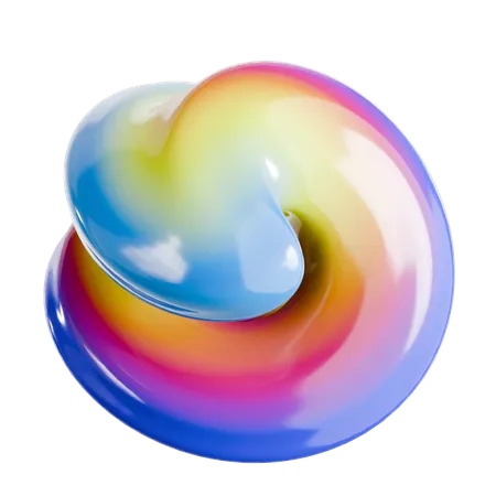 Torus Abstract Shape  3D Icon