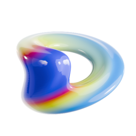 Torus Abstract Shape  3D Icon