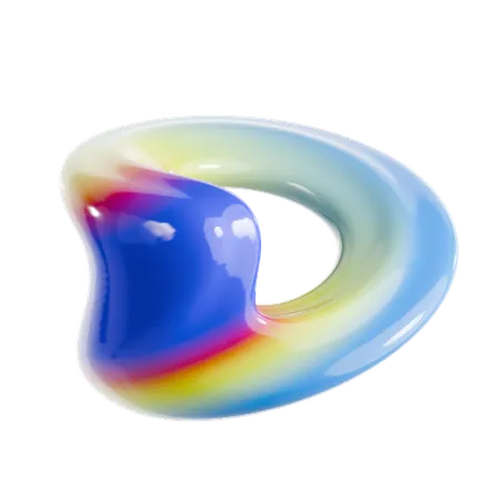 Torus Abstract Shape  3D Icon