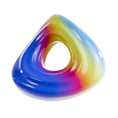 Torus Abstract Shape  3D Icon