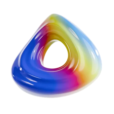 Torus Abstract Shape  3D Icon