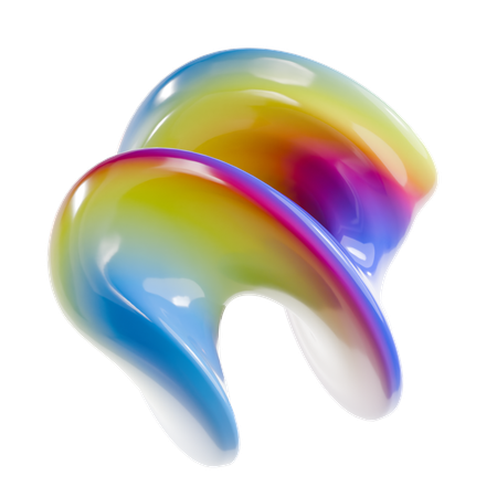 Torus Abstract Shape  3D Icon