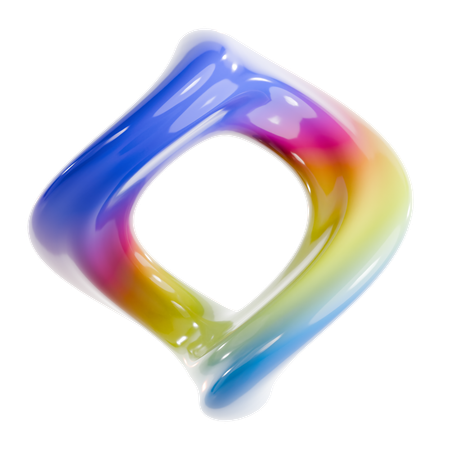 Torus Abstract Shape  3D Icon