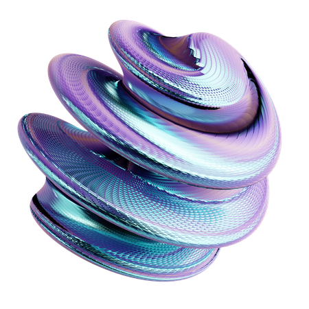 Torus Abstract Shape  3D Icon