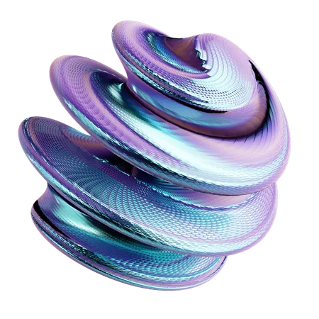 Torus Abstract Shape  3D Icon