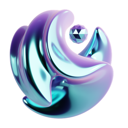 Torus Abstract Shape  3D Icon