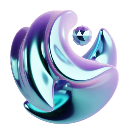 Torus Abstract Shape  3D Icon