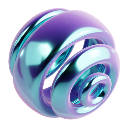 Torus Abstract Shape  3D Icon