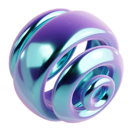 Torus Abstract Shape  3D Icon