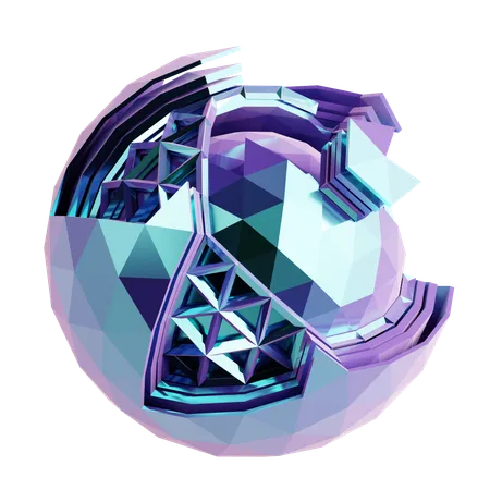 Torus Abstract Shape  3D Icon