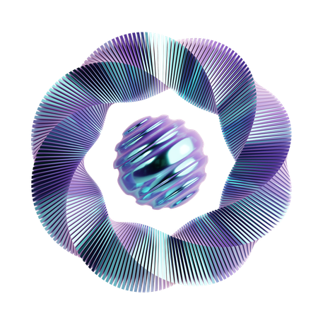 Torus Abstract Shape  3D Icon