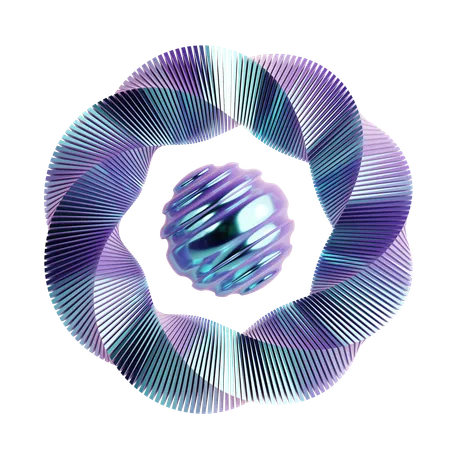 Torus Abstract Shape  3D Icon