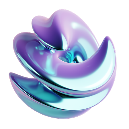 Torus Abstract Shape  3D Icon