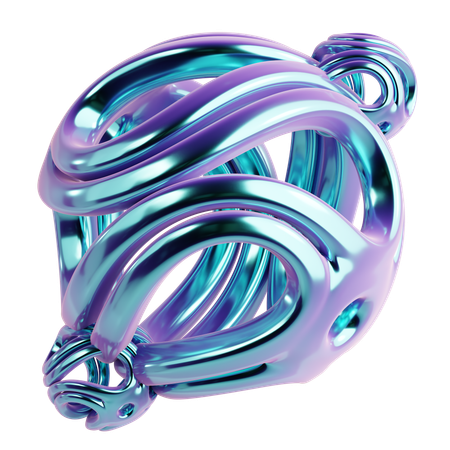 Torus Abstract Shape  3D Icon