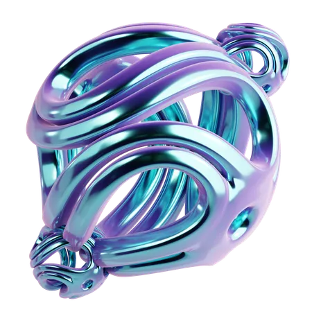 Torus Abstract Shape  3D Icon