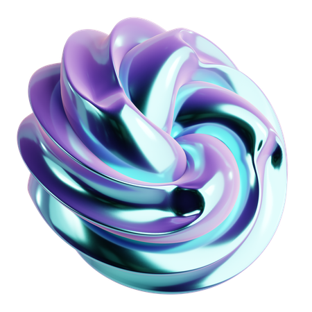 Torus Abstract Shape  3D Icon