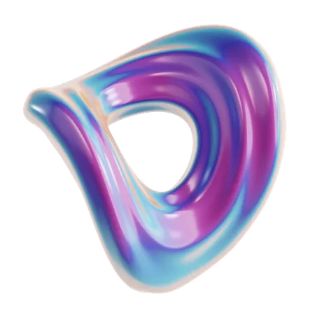 Torus Abstract Shape  3D Icon