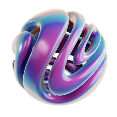 Torus Abstract Shape  3D Icon