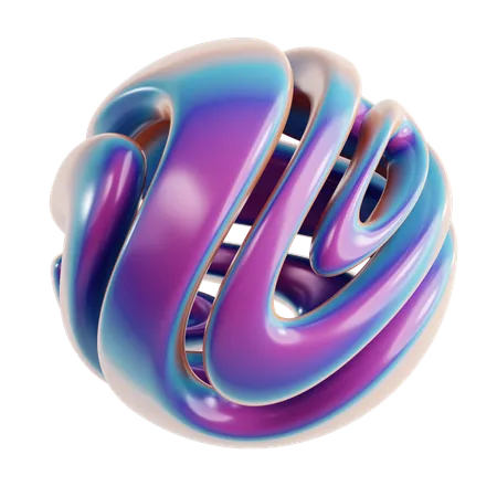 Torus Abstract Shape  3D Icon