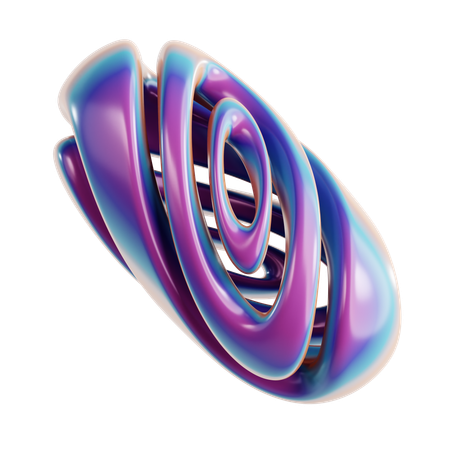 Torus Abstract Shape  3D Icon