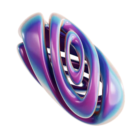 Torus Abstract Shape  3D Icon