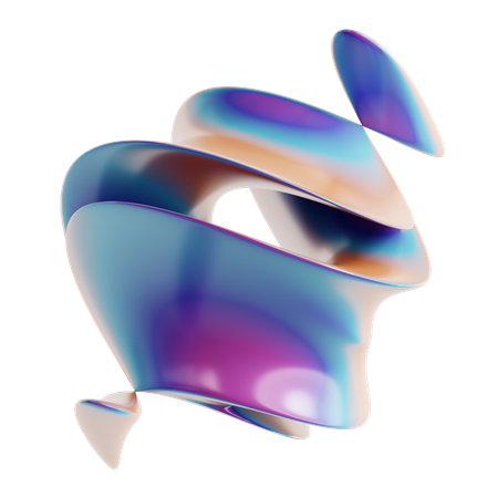 Torus Abstract Shape  3D Icon