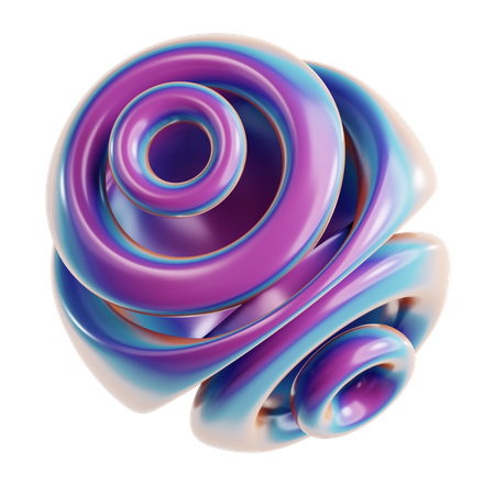 Torus Abstract Shape  3D Icon