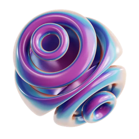 Torus Abstract Shape  3D Icon