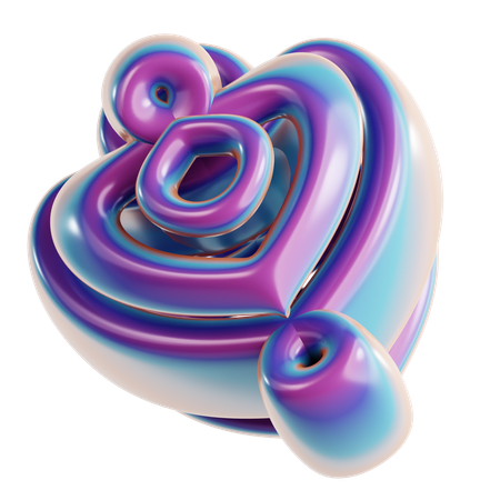 Torus Abstract Shape  3D Icon