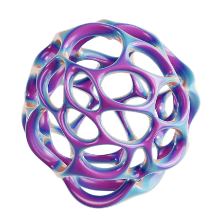 Torus Abstract Shape  3D Icon