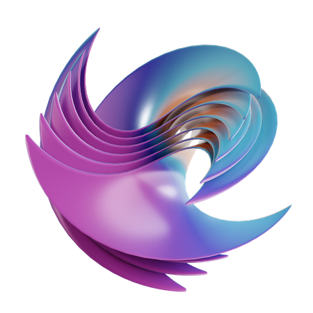 Torus Abstract Shape  3D Icon