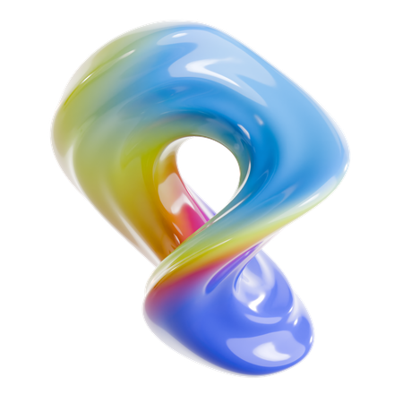 Torus Abstract Shape  3D Icon