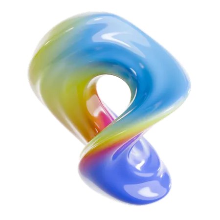 Torus Abstract Shape  3D Icon