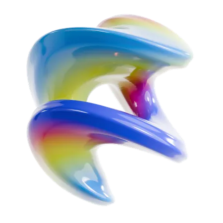 Torus Abstract Shape  3D Icon