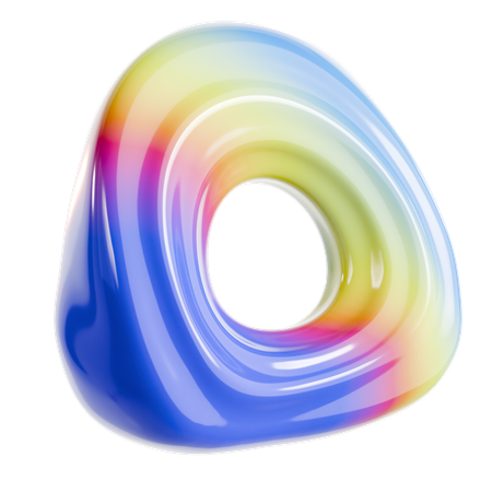 Torus Abstract Shape  3D Icon