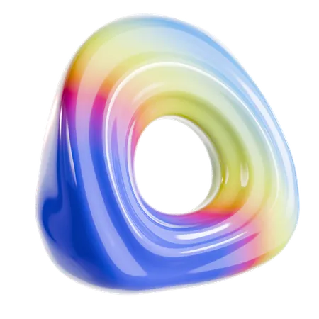 Torus Abstract Shape  3D Icon