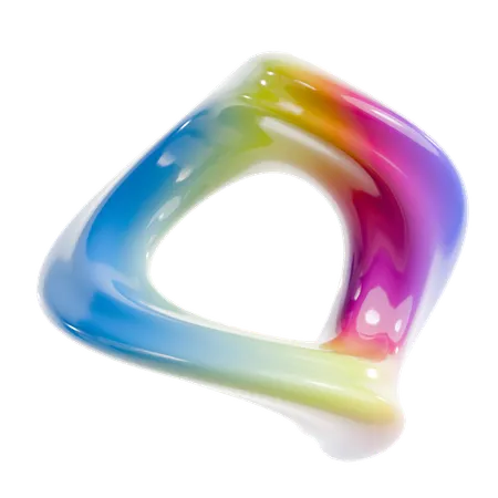 Torus Abstract Shape  3D Icon