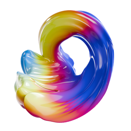 Torus Abstract Shape  3D Icon