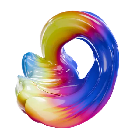 Torus Abstract Shape  3D Icon