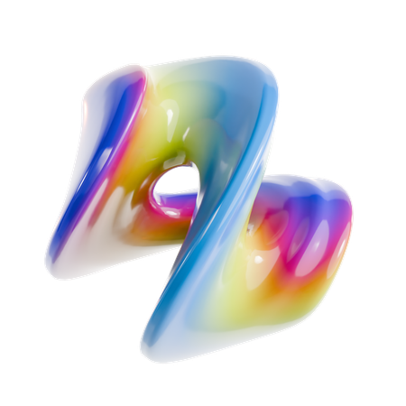 Torus Abstract Shape  3D Icon