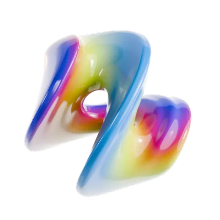 Torus Abstract Shape  3D Icon