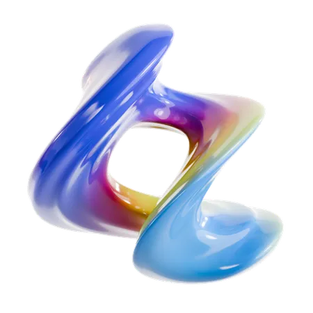 Torus Abstract Shape  3D Icon