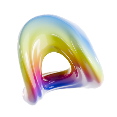 Torus Abstract Shape  3D Icon