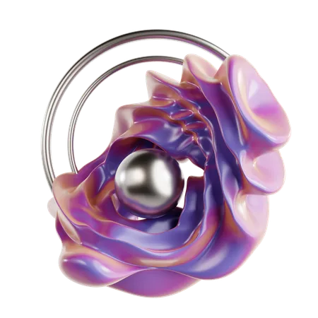 Torus Abstract Shape  3D Icon