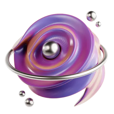 Torus Abstract Shape  3D Icon