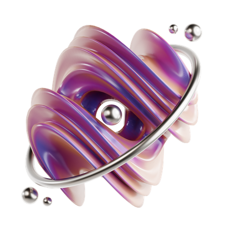 Torus Abstract Shape  3D Icon